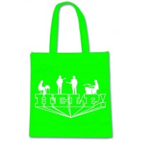 Green The Beatles Help! Tote Shopping Bag Eco Friendly Official Fan Gift