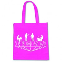 Pink The Beatles Help! Tote Shopping Bag Eco Friendly Official Fan Gift