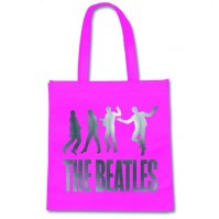 Pink The Beatles Jump Tote Shopping Bag Eco Friendly Official Fan Gift
