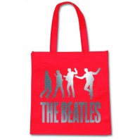 Red The Beatles Jump Tote Shopping Bag Eco Friendly Official Fan Gift