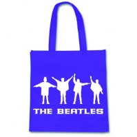 Purple The Beatles Help! Semaphore Tote Shopping Bag Eco Friendly Official