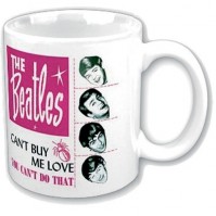 The Beatles Can't Buy Me Love Boxed Standard Coffee Mug Tea Cup Official