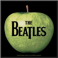 The Beatles Apple Black Green Logo Band Iron Sew On Patch Badge Official