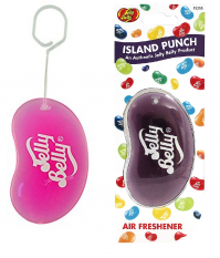 Jelly Belly Bean Bubblegum + Island Punch 3D Car Home Air Freshener Fragrance