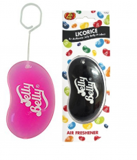 Jelly Belly Bean Bubblegum + Licorice Liquorice 3D Car Home Air Freshener Fragrance