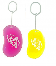 Jelly Belly Bean Bubblegum + Lemon Drop 3D Car Home Air Freshener Fragrance