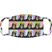 Biggie Smalls Official Crown Repeat Adult Face Covering Mask Reusable Wash
