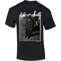 Mens Black Biggie Smalls Life After Death Short Sleeve T Shirt Official Notorious Small
