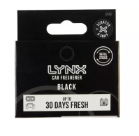 Lynx Aluminium Vent Air Freshener Refills Black Long Lasting Fragrance