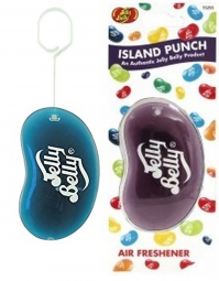 Jelly Belly Bean Tangerine Blueberry + Island Punch 3D Car Home Air Freshener Fragrance