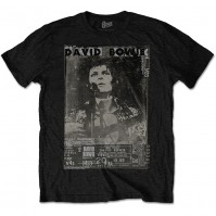 David Bowie Ziggy Black Short Sleeve Mens T-Shirt Official Classic Album Medium