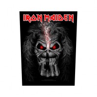 Iron Maiden Eddie Candle Finger Back Patch Logo Band Sew On Badge Official