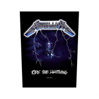 Metallica Ride The Lightning Logo Sew On Back Patch Badge Official Band