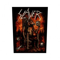 Slayer Devil On Throne Back Patch Sew On Official Badge Album Band Heavy Metal