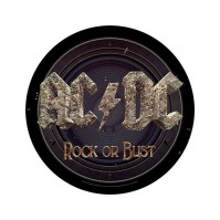 AC/DC Rock Or Bust Round Back Patch Sew On Official Badge Band Rock