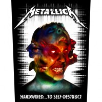 Metallica Hardwired To Self Destruct Sew On Back Patch Badge Official Band