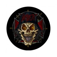Slayer Wehrmacht Circular Round Back Patch Sew On Official Badge Band Rock