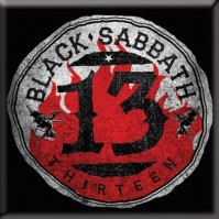 Black Sabbath 13 Flames Steel Metal Fridge Magnet Album Band Logo Icon Official