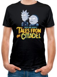 Rick And Morty Mens Black Tales Of The Citadel Slime T-Shirt Official Unisex 
