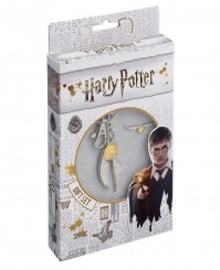 Harry Potter Golden Snitch Keyring Pin Badge Boxed Gift Set Official Licensed