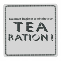 Tea Ration War Time Single Coaster Licensed Official New 