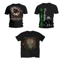 Disturbed Mens Black T Shirt Tee Album Cover Metal Fan Band Merch Gift Official
