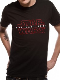 Star Wars The Last Jedi Logo Official Unisex Black T-Shirt Mens Womens Small