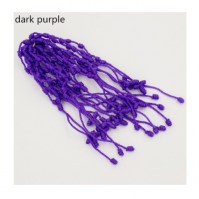 Dark Purple Rosary Bracelet Religious Hand Made Knotted Pulseras Decenarios Cross