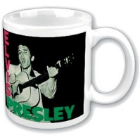 Elvis Presley Playing Guitar Coffee Fan Gift Boxed Mug Tea Cup Album Official