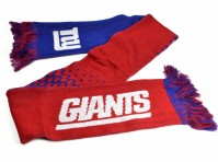 New York Giants NFL American Football Blue White Fade Desig  Scarf Official