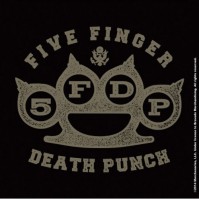Five Finger Death Punch Brass Knuckle Coaster Cork Drinks Official Merchandise
