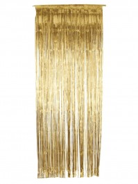 Metallic Gold Shimmer Curtains Party Room Door Decoration Tinsel Entrance Fancy