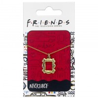 Friends Official Famous Frame Gold Plated Charm Necklace Door Monica Ross Rachel