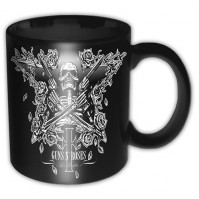 Guns N Roses Skeleton Star Black Boxed Gift Premium Coffee Mug Cup Fan Official