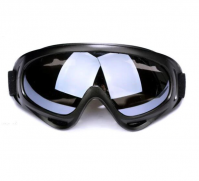 Black Safety Glasses Goggles Work Protective Sport Windproof Elasticated Strap