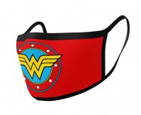 DC Comics Official 2 Pack Wonder Woman Adult Face Covering Masks Reusable Wash