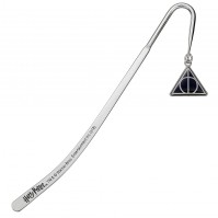 Harry Potter Deathly Hallows Hogwarts Charm Metal Bookmark Official Gift 