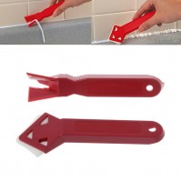 Tile Scraper Glass Cement Tool Caulking Finishing Sealant Grout Remover Silicone