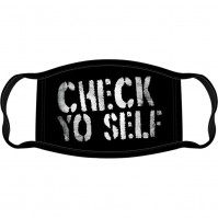 Ice Cube Official Check Yo Self Black Adult Face Covering Mask Reusable Wash