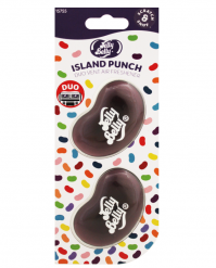 Jelly Belly Island Punch Mini Vent 3D Gel Duo Pack Air Freshener Car Fragrance