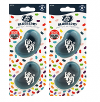 Pack Of 2 Jelly Belly Blueberry Mini Vent 3D Gel Duo Pack Air Freshener Car