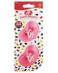 Jelly Belly Tutti Fruitti Mini Vent 3D Gel Duo Pack Air Freshener Car Fragrance