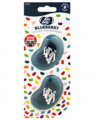 Jelly Belly Blueberry Mini Vent 3D Gel Duo Pack Air Freshener Car Fragrance