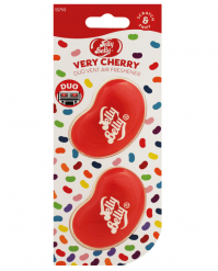 Jelly Belly Very Cherry Mini Vent 3D Gel Duo Pack Air Freshener Car Fragrance