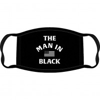 Johnny Cash Official Man In Black Adult Face Covering Mask Reusable Wash