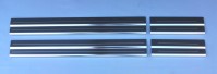 Nissan Note 04-12 Mk1 Chrome Door Sills Protectors Kick Plates Stainless Steel
