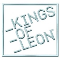 Kings Of Leon White Block Band Logo Metal Pin Badge Brooch Album Band Official