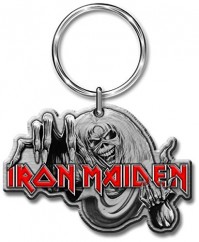 Iron Maiden Number Of The Beast Red Silver Keychain Keyring Fan Gift Official