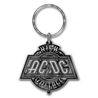 ACDC Official Standard High Voltage Logo Metal Key Ring Chain Charm Band