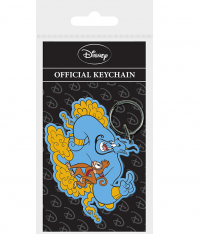 Disney Official Aladdin Genie And Abu Rubber Key Ring Chain Charm Monkey